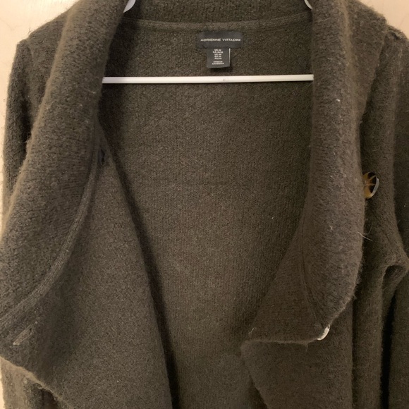 Adrianna Vittadini wrap sweater with button, size M - Picture 5 of 5